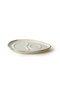 Hermia Set de tazas de té de cerámica de 4 piezas, Crema